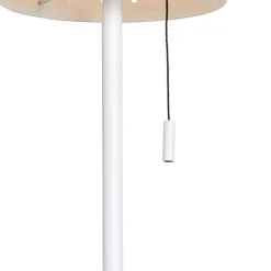 QAZQA Gartenbeleuchtung|Led-Außenleuchten*Außenstehleuchte weiß inkl. LED 3-stufig dimmbar auf Solar - Ferre