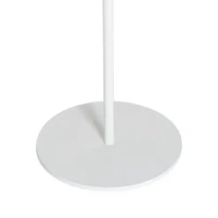 QAZQA Gartenbeleuchtung|Led-Außenleuchten*Außenstehleuchte weiß inkl. LED 3-stufig dimmbar auf Solar - Ferre