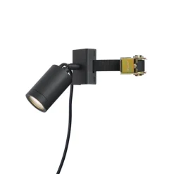 QAZQA Gartenbeleuchtung|Außenwandleuchten*Außenstrahler Schwarz für Baum GU10 50mm Drehbar und Neigbar IP65 - Solo