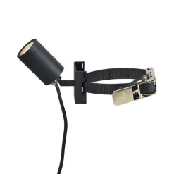 QAZQA Gartenbeleuchtung|Außenwandleuchten*Außenstrahler Schwarz für Baum GU10 50mm Drehbar und Neigbar IP65 - Solo