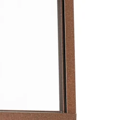 QAZQA Gartenbeleuchtung|Außenleuchten Mit Sensor*Außenwandlaterne rostbraun mit Bewegungssensor IP44 - Charlois