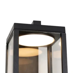 QAZQA Gartenbeleuchtung|Led-Außenleuchten*Außenwandlaterne schwarz inkl. LED IP54 - Ferdinand