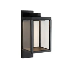 QAZQA Gartenbeleuchtung|Led-Außenleuchten*Außenwandlaterne schwarz inkl. LED IP54 - Ferdinand