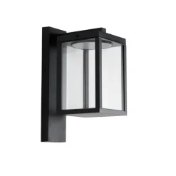 QAZQA Gartenbeleuchtung|Led-Außenleuchten*Außenwandlaterne schwarz inkl. LED IP54 - Ferdinand