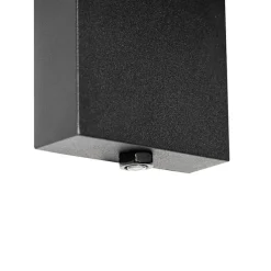 QAZQA Gartenbeleuchtung|Außenleuchten Mit Sensor*Außenwandlaterne schwarz mit Hell-Dunkel-Sensor IP44 - Charlois