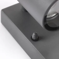 QAZQA Gartenbeleuchtung|Außenleuchten Mit Sensor*Außenwandleuchte Anthrazit IP44 mit Bewegungssensor - Solo