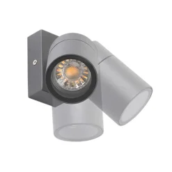 QAZQA Gartenbeleuchtung|Außenwandleuchten*Außenwandleuchte anthrazit IP44 dreh- und neigbar - Solo