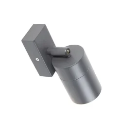 QAZQA Gartenbeleuchtung|Außenwandleuchten*Außenwandleuchte anthrazit IP44 dreh- und neigbar - Solo