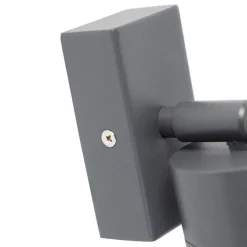 QAZQA Gartenbeleuchtung|Außenwandleuchten*Außenwandleuchte anthrazit IP44 dreh- und neigbar - Solo