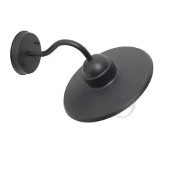 QAZQA Gartenbeleuchtung|Außenwandleuchten*Außenwandleuchte anthrazit IP44 - Kansas Graphit