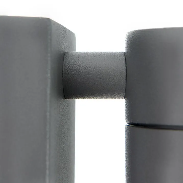 QAZQA Gartenbeleuchtung|Außenleuchten Mit Sensor*Außenwandleuchte Anthrazit IP44 mit Dämmerungssensor - Solo