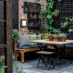 QAZQA Gartenbeleuchtung|Außenleuchten Mit Sensor*Außenwandleuchte Anthrazit mit Bewegungssensor IP44 - Emmerald 1