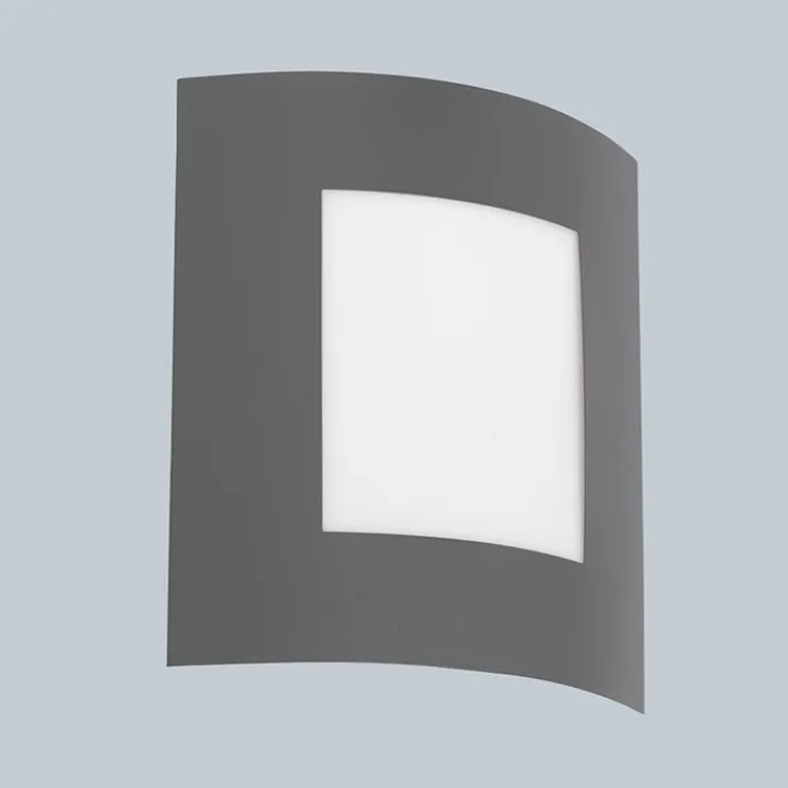 QAZQA Außenwandleuchten|Gartenbeleuchtung*Außenwandleuchte anthrazit IP44 - Emmerald 1