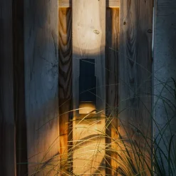 QAZQA Gartenbeleuchtung|Außenleuchten Mit Sensor*Außenwandleuchte anthrazit IP44 mit Hell-Dunkel-Sensor - Duo