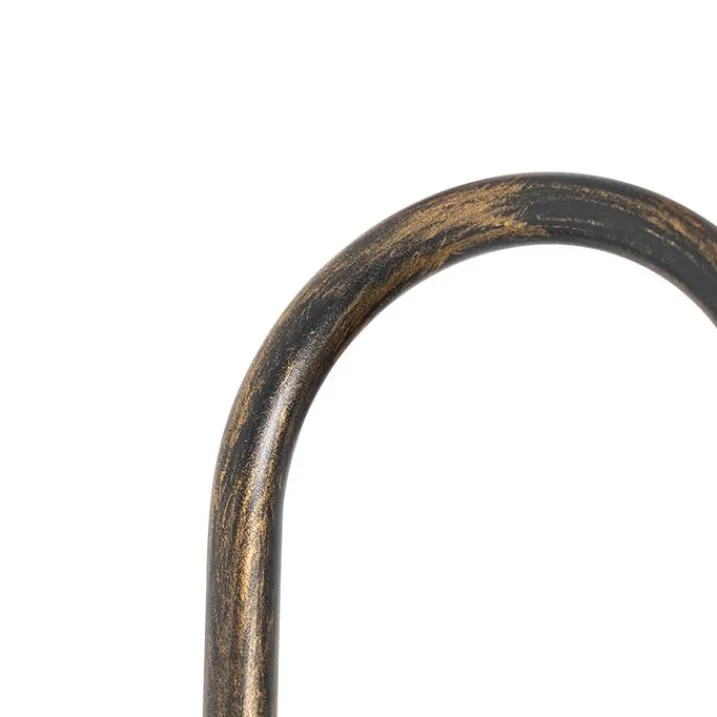 QAZQA Gartenbeleuchtung|Außenleuchten Mit Sensor*Außenwandleuchte antikgold IP44 inkl. Bewegungsmelder - Daphne