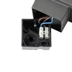 QAZQA Gartenbeleuchtung|Außenleuchten Mit Sensor*Außenwandleuchte dunkelgrau und Bewegungsmelder IP44 - Dänemark