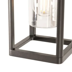 QAZQA Gartenbeleuchtung|Led-Außenleuchten*Außenwandleuchte dunkelgrau inkl. LED und Solar - Sonne