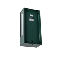 QAZQA Gartenbeleuchtung|Außenleuchten Mit Sensor*Außenwandleuchte dunkelgrün mit Bewegungsmelder IP44 - Rotterdam