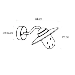 QAZQA Gartenbeleuchtung|Außenwandleuchten*Außenwandleuchte Dunkelgrün IP44 - München