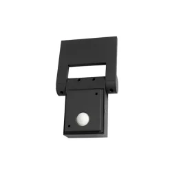 QAZQA Gartenbeleuchtung|Led-Außenleuchten*Außenwandleuchte grau inkl. LED IP54 mit Bewegungsmelder - Zane