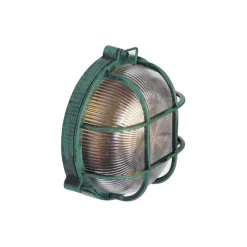 QAZQA Gartenbeleuchtung|Außenwandleuchten*Außenwandleuchte Grün Rund IP44 - Noutica