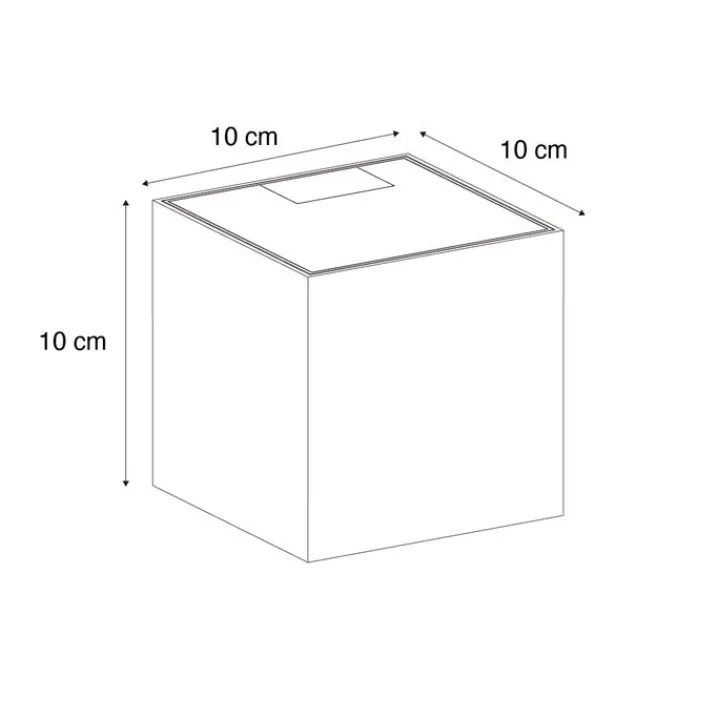 QAZQA Gartenbeleuchtung|Led-Außenleuchten*Außenwandleuchte Rostbraun inkl. LED 2-flammig IP65 Solar - Charlene