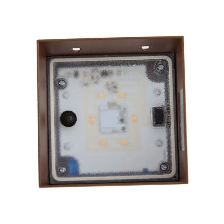 QAZQA Gartenbeleuchtung|Led-Außenleuchten*Außenwandleuchte Rostbraun inkl. LED 2-flammig IP65 Solar - Charlene