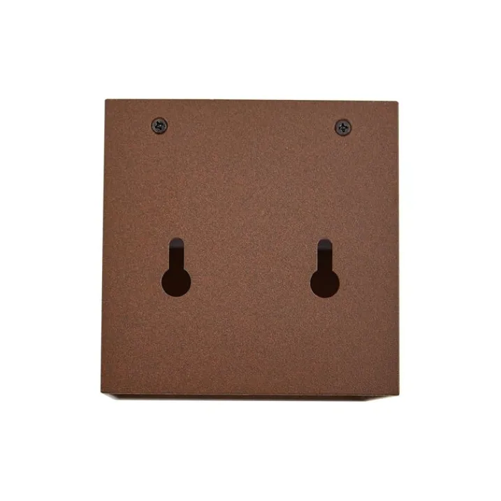 QAZQA Gartenbeleuchtung|Led-Außenleuchten*Außenwandleuchte Rostbraun inkl. LED 2-flammig IP65 Solar - Charlene