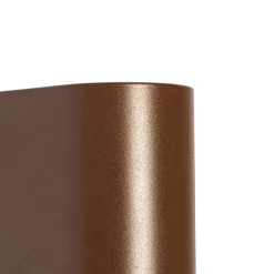 QAZQA Gartenbeleuchtung|Außenwandleuchten*Außenwandleuchte rostbrauner Kunststoff oval 2-flammig - Baleno