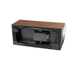 QAZQA Gartenbeleuchtung|Außenwandleuchten*Außenwandleuchte rostbrauner Kunststoff oval 2-flammig - Baleno