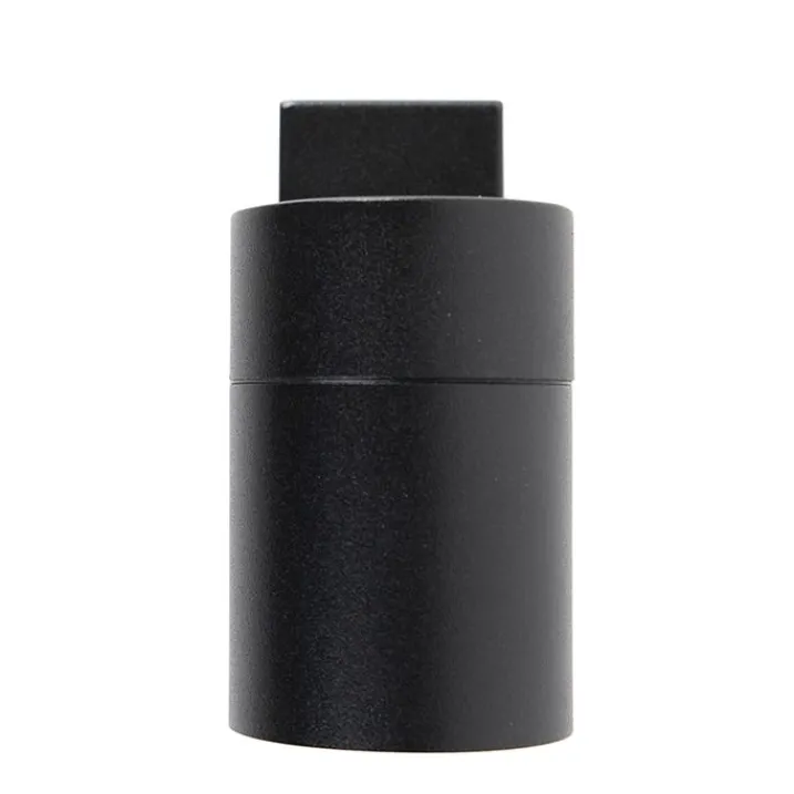 QAZQA Außenwandleuchten|Gartenbeleuchtung*Außenwandleuchte Schwarz Edelstahl GU10 50mm IP44 - Solo