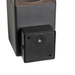 QAZQA Gartenbeleuchtung|Außenleuchten Mit Sensor*Außenwandleuchte schwarz IP44 mit Dämmerungssensor - Dänemark