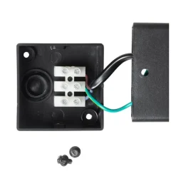 QAZQA Gartenbeleuchtung|Außenleuchten Mit Sensor*Außenwandleuchte schwarz IP44 mit Dämmerungssensor - Dänemark