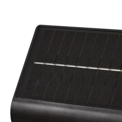 QAZQA Gartenbeleuchtung|Led-Außenleuchten*Außenwandleuchte schwarz inkl. LED IP54 mit Bewegungssensor Solar - Floody