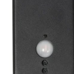 QAZQA Gartenbeleuchtung|Außenleuchten Mit Sensor*Außenwandleuchte schwarz IP44 mit Bewegungsmelder - Dänemark