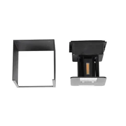 QAZQA Gartenbeleuchtung|Schlafzimmerlampen*Außenwandleuchte schwarz inkl. LED 2-flammig IP54 - Edwin