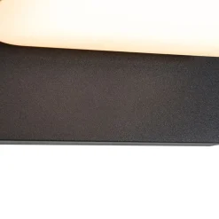 QAZQA Gartenbeleuchtung|Led-Außenleuchten*Außenwandleuchte schwarz inkl. LED verstellbar - Kamile