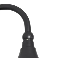 QAZQA Gartenbeleuchtung|Außenleuchten Mit Sensor*Außenwandleuchte schwarz IP44 inkl. Bewegungsmelder - Daphne