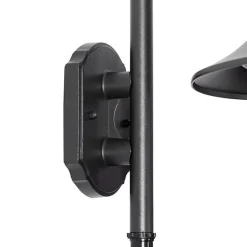 QAZQA Gartenbeleuchtung|Außenleuchten Mit Sensor*Außenwandleuchte schwarz IP44 inkl. Bewegungsmelder - Daphne