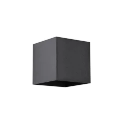 QAZQA Gartenbeleuchtung|Led-Außenleuchten*Außenwandleuchte schwarz inkl. LED IP65 Solar - Charlene