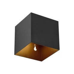 QAZQA Gartenbeleuchtung|Led-Außenleuchten*Außenwandleuchte schwarz inkl. LED IP65 Solar - Charlene