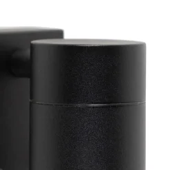 QAZQA Gartenbeleuchtung|Außenleuchten Mit Sensor*Außenwandleuchte schwarz mit Bewegungsmelder IP44 - Solo