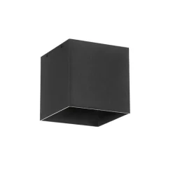 QAZQA Gartenbeleuchtung|Led-Außenleuchten*Außenwandleuchte schwarz mit Abblendlicht und Sensor auf Solar - Charlotte