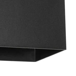 QAZQA Gartenbeleuchtung|Led-Außenleuchten*Außenwandleuchte schwarz mit Abblendlicht und Sensor auf Solar - Charlotte