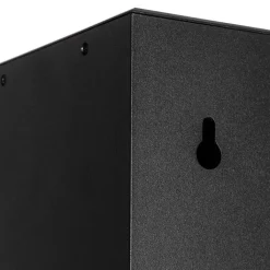 QAZQA Gartenbeleuchtung|Led-Außenleuchten*Außenwandleuchte schwarz mit Abblendlicht und Sensor auf Solar - Charlotte