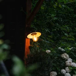 QAZQA Gartenbeleuchtung|Außenwandleuchten*Außenwandleuchte schwarz mit Glas IP44 - München