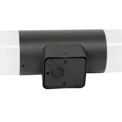 QAZQA Gartenbeleuchtung|Außenwandleuchten*Außenwandleuchte schwarz mit Opalschirm 2-flammig IP44 - Odense