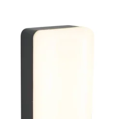 QAZQA Gartenbeleuchtung|Led-Außenleuchten*Außenwandleuchte schwarz mit Bewegungssensor inkl. LED - Shift