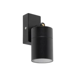 QAZQA Gartenbeleuchtung|Außenwandleuchten*Außenwandleuchte schwarz verstellbar IP44 - Solo