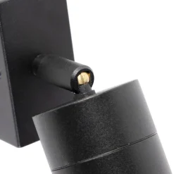 QAZQA Gartenbeleuchtung|Außenwandleuchten*Außenwandleuchte schwarz verstellbar IP44 - Solo